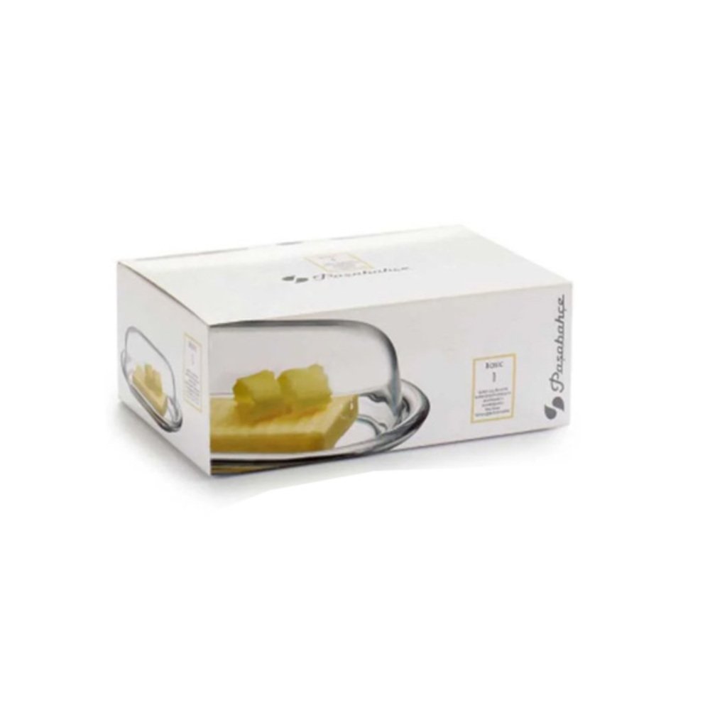 Pasabahce Glass Butter Dish