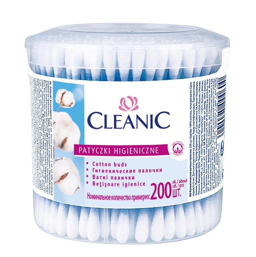 Cleanic Pure Effect Cotton Buds- 200 Pieces