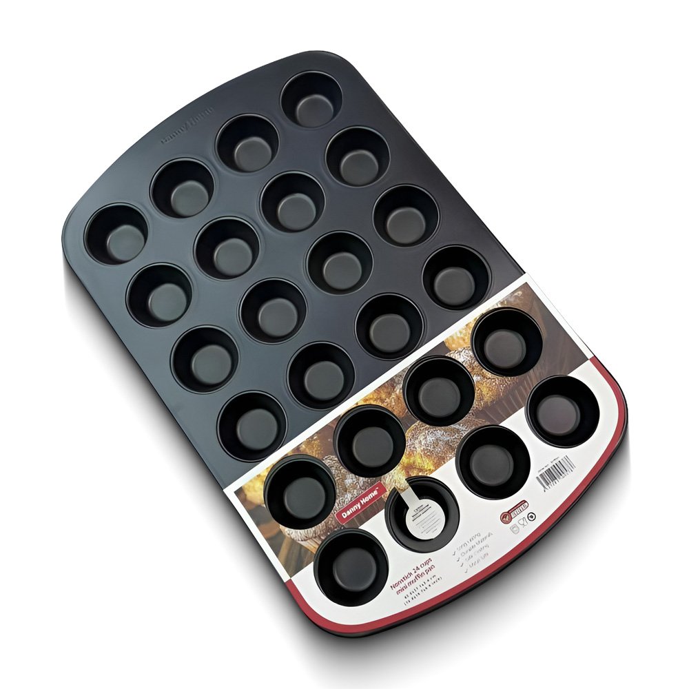 Danny Home Nonstick Muffin Pan- 24 Cup, 38.5x26.3x2.2cm