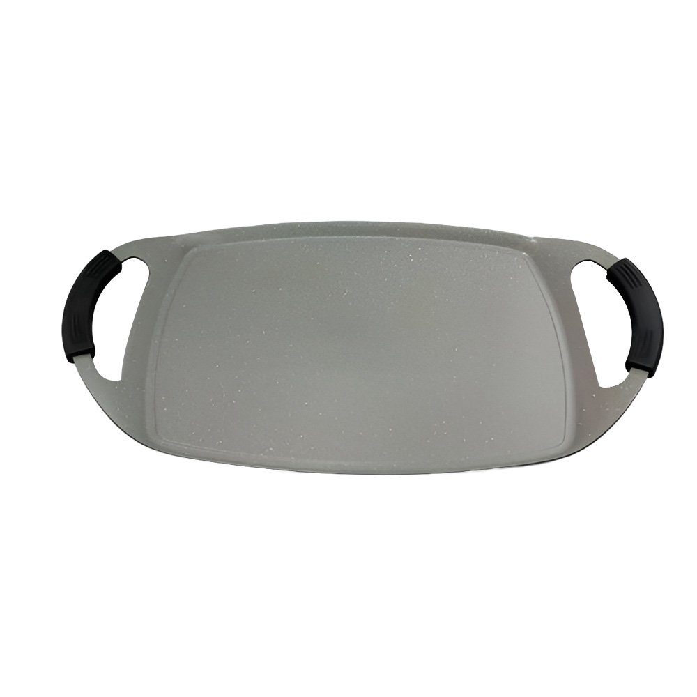 Danny Home Granite Non-Stick Grill Plate Baking Tray- 47X28.6X4.5Cm