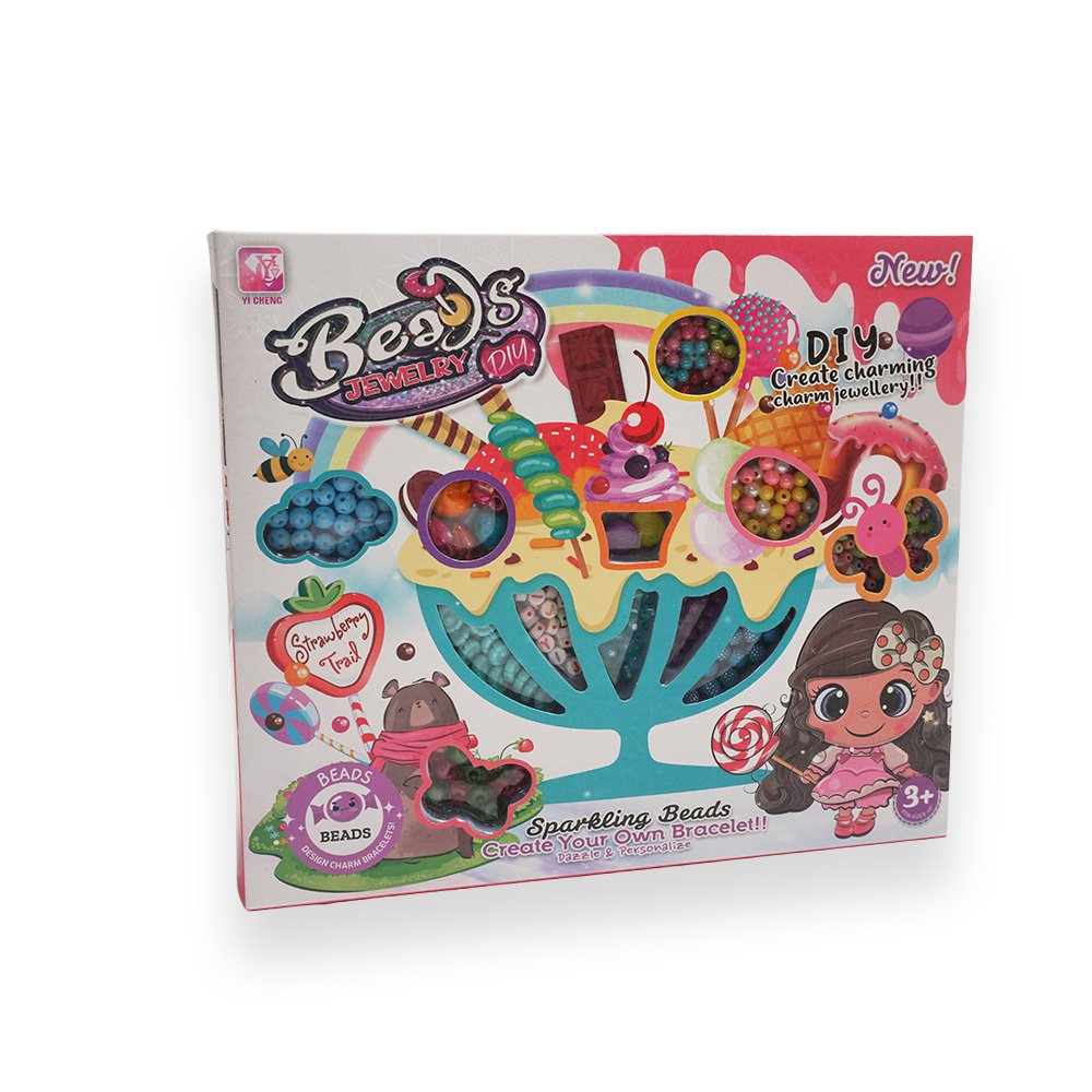 Beads Jewelry Diy Sparkling Beads Bracelet Making Kit
