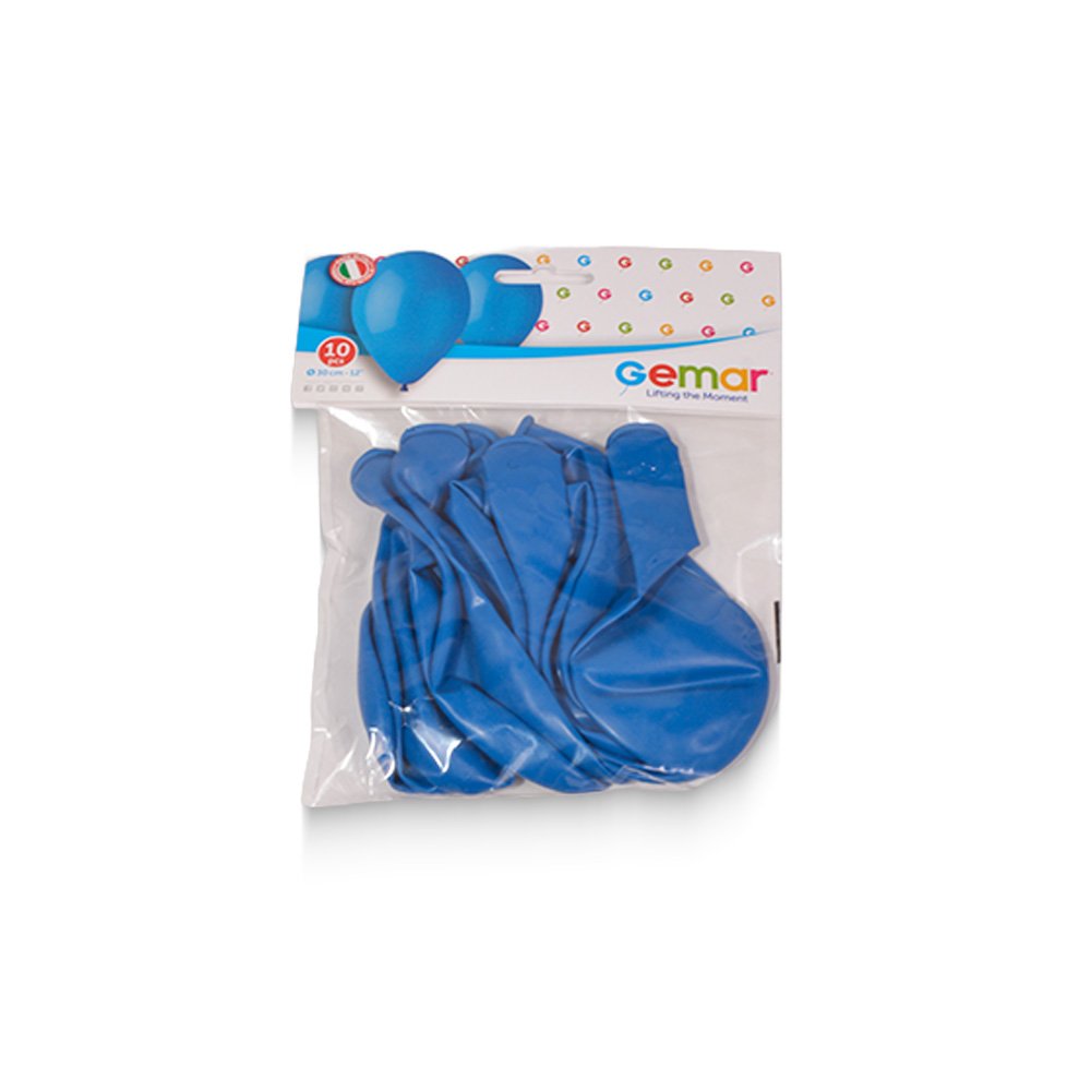 "Gemar Balloon Set- Dark Blue, 10 Pieces"