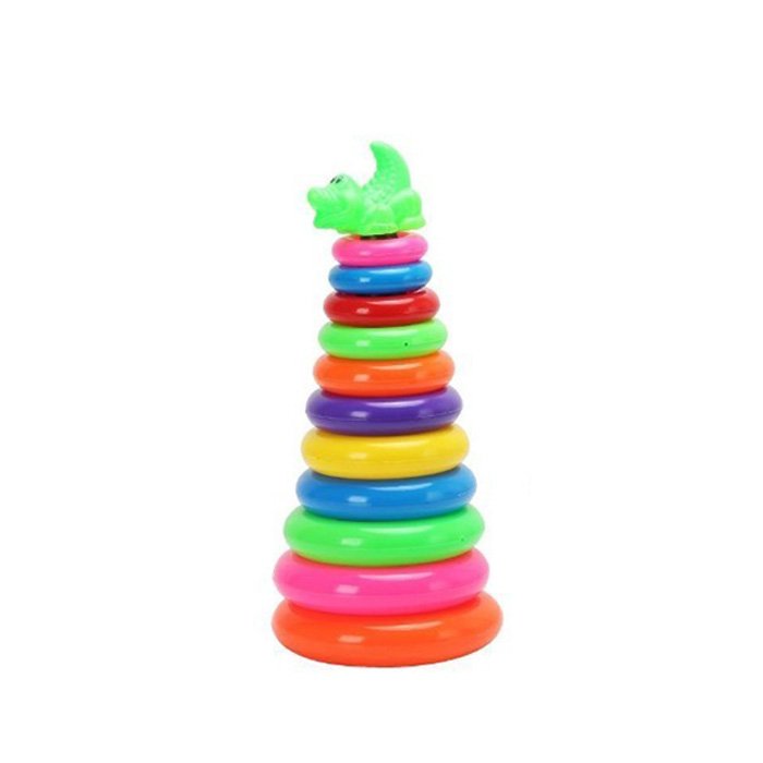 Rainbow Stacking Ring Tower