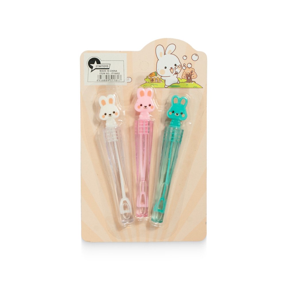 Bubble Wand Toy Set For Kids - 3 Pcs
