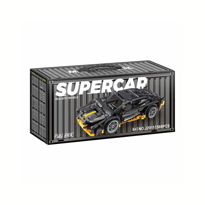 1:18 Supercar Building Blocks Model Kit- 589 Pieces