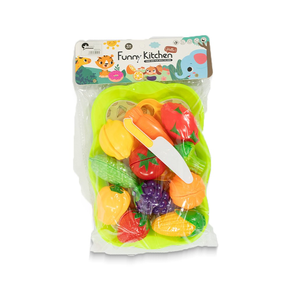 Pretend Play Food Cutting Toy Set