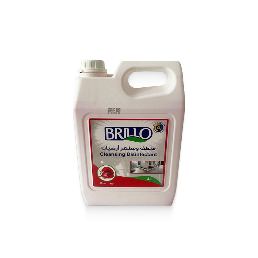 "Brillo Cleansing Disinfectant- Rose, 4 Liters"