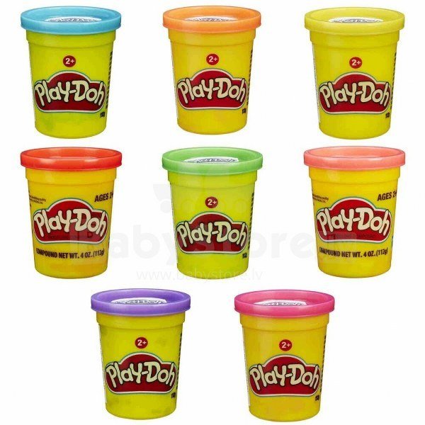 Play Doh Colorful Modeling Clay Set 4 Pieces