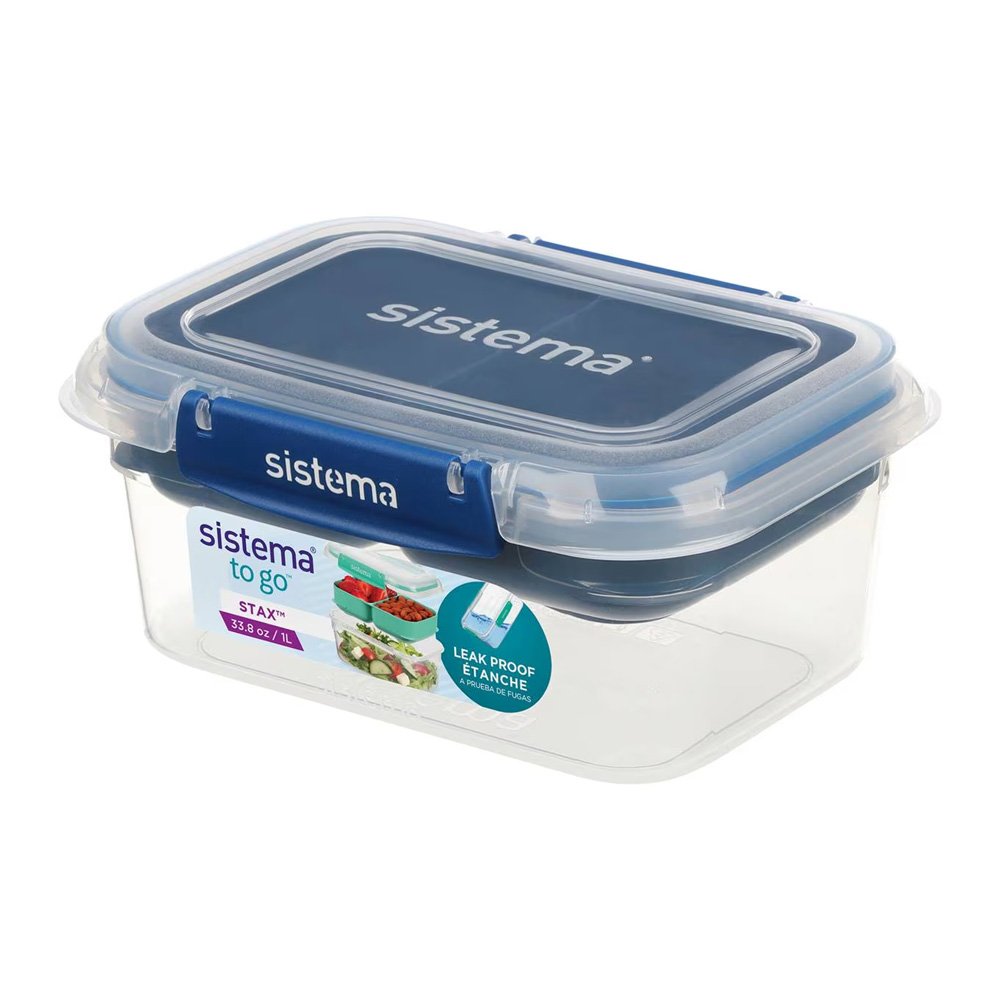 Sistema Stax To Go Food Container- 1 Litres