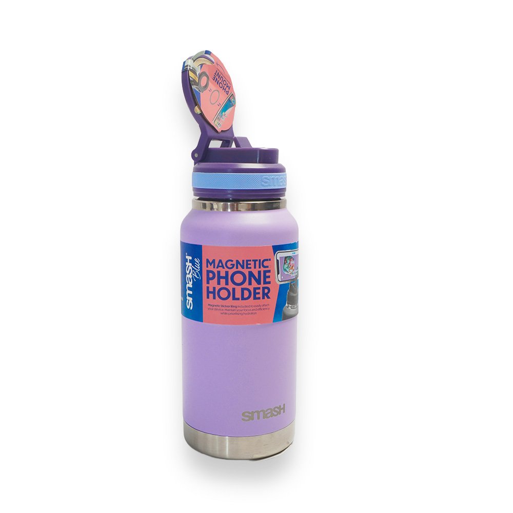 Smash Magnet Quencher Bottle Purple, 800ml