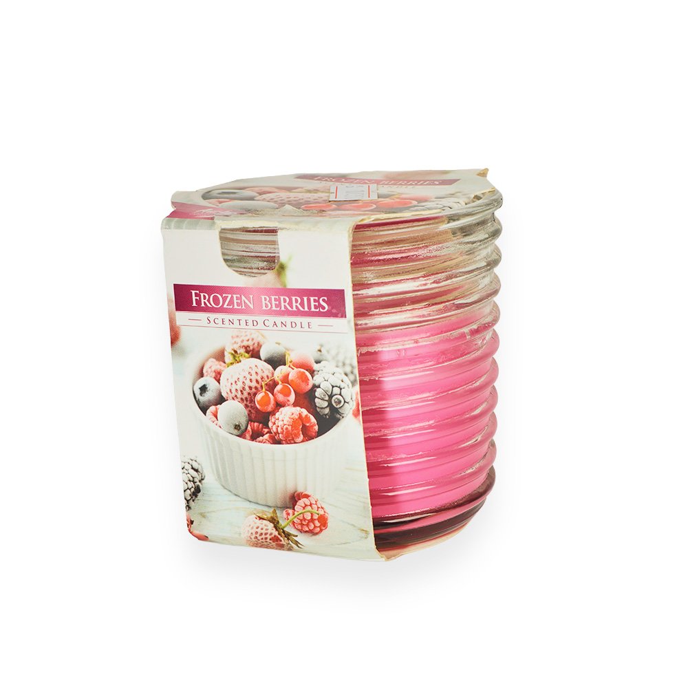 Frozen Berries Scented Candle Pink