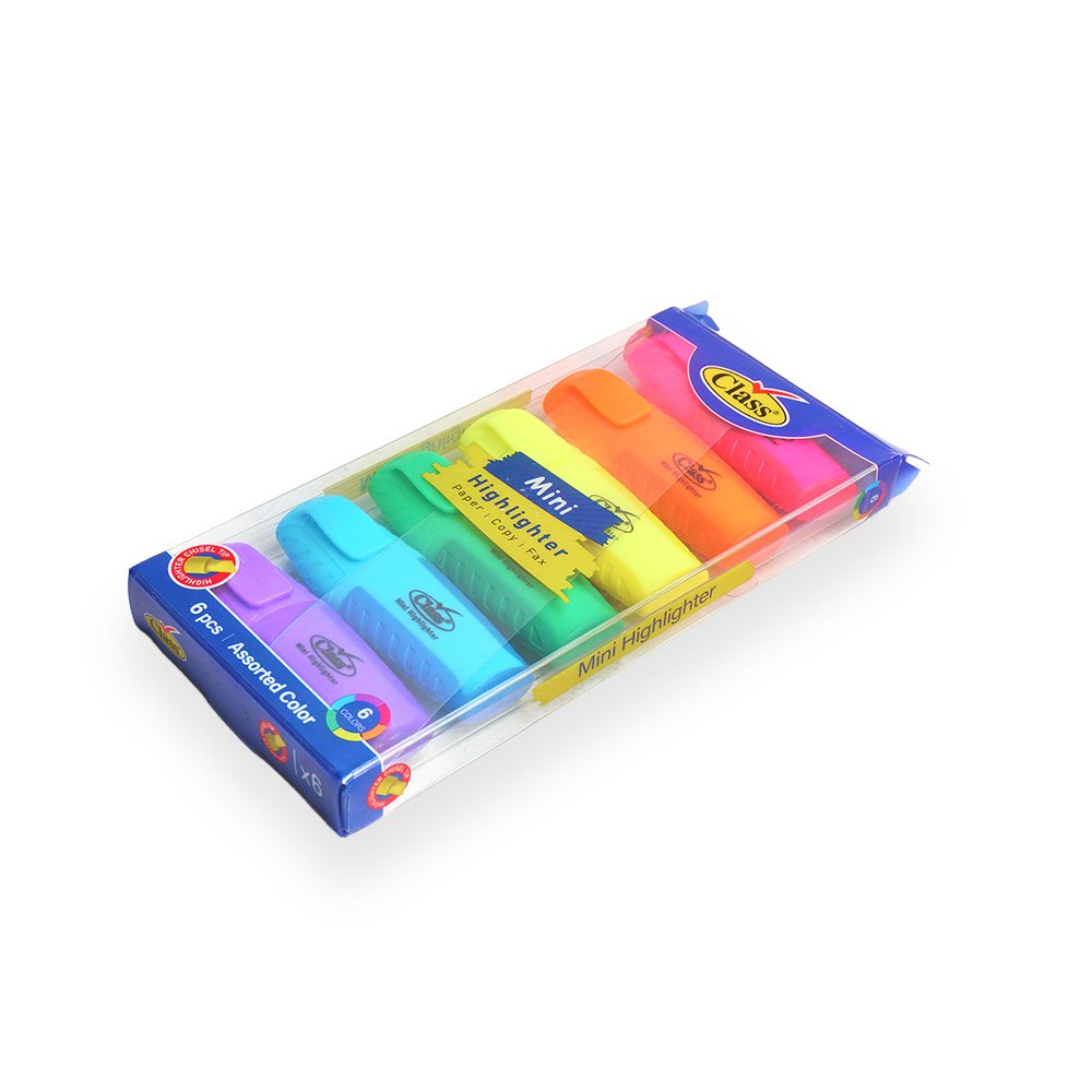 "Classic Highlighter Set, 6 Colors"