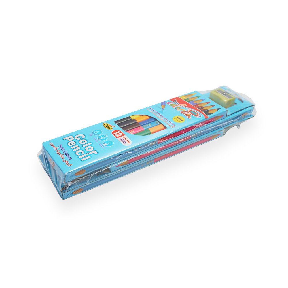 Colorpia Color Pencil Set With Sharpener
