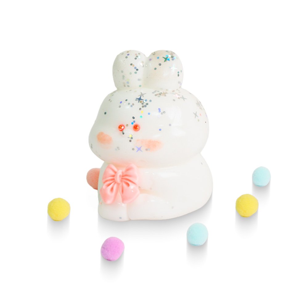 Pom Pom Bunny Squishy