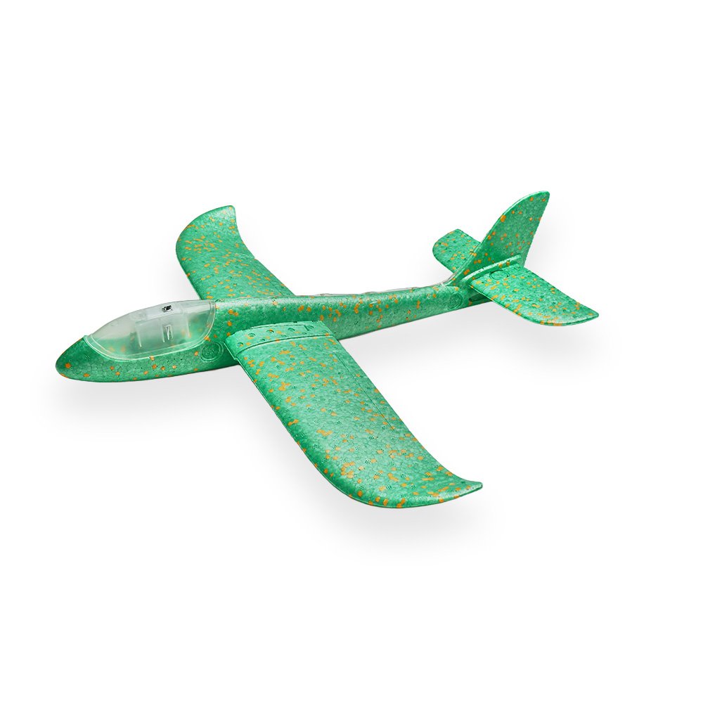 Foam Glider Airplane Toy with Lights