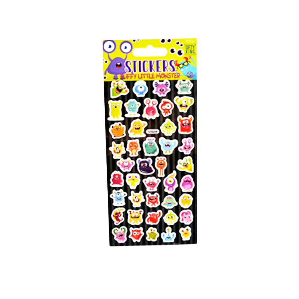 Puffy Little Monster Stickers