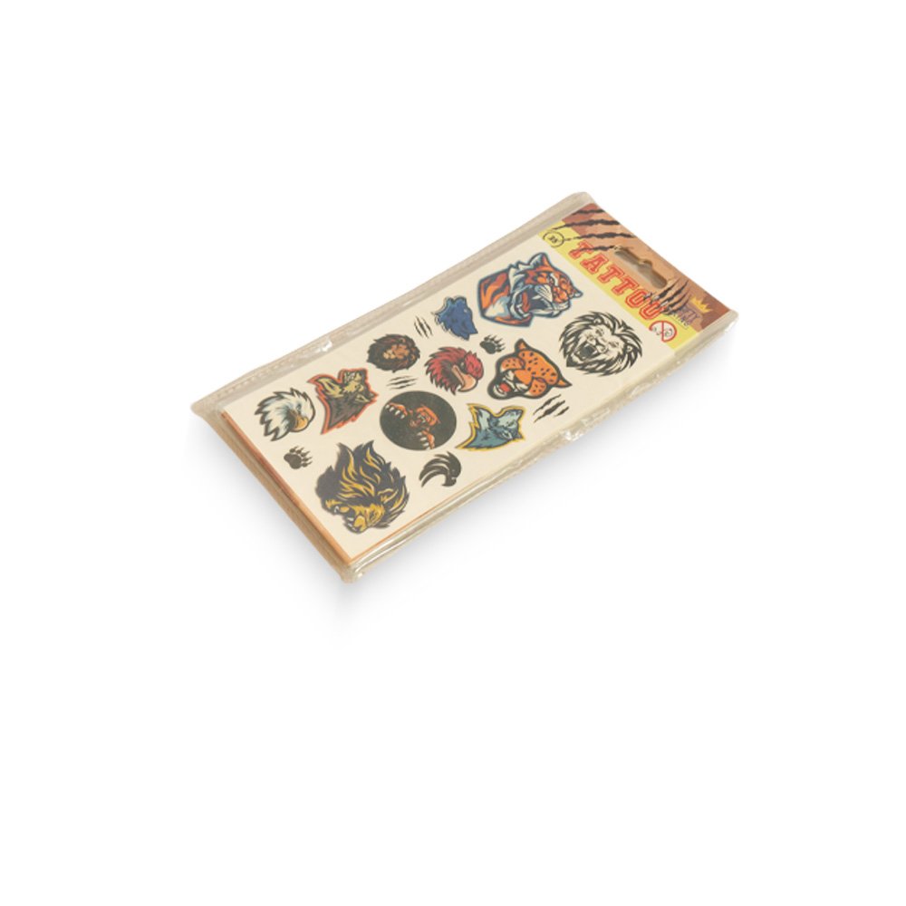 Wild Animal Temporary Tattoos