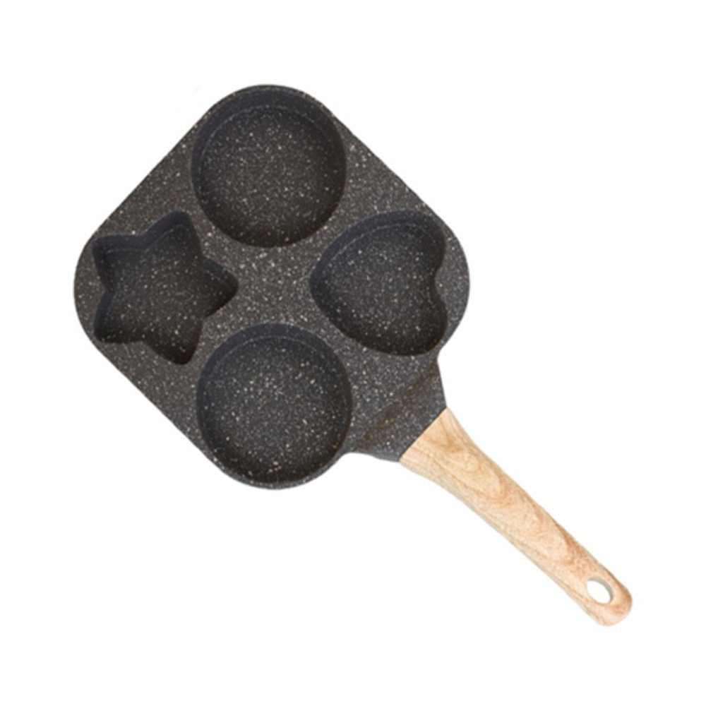 Non Stick 4 Compartment Pan ? Heart Star & Round Sections