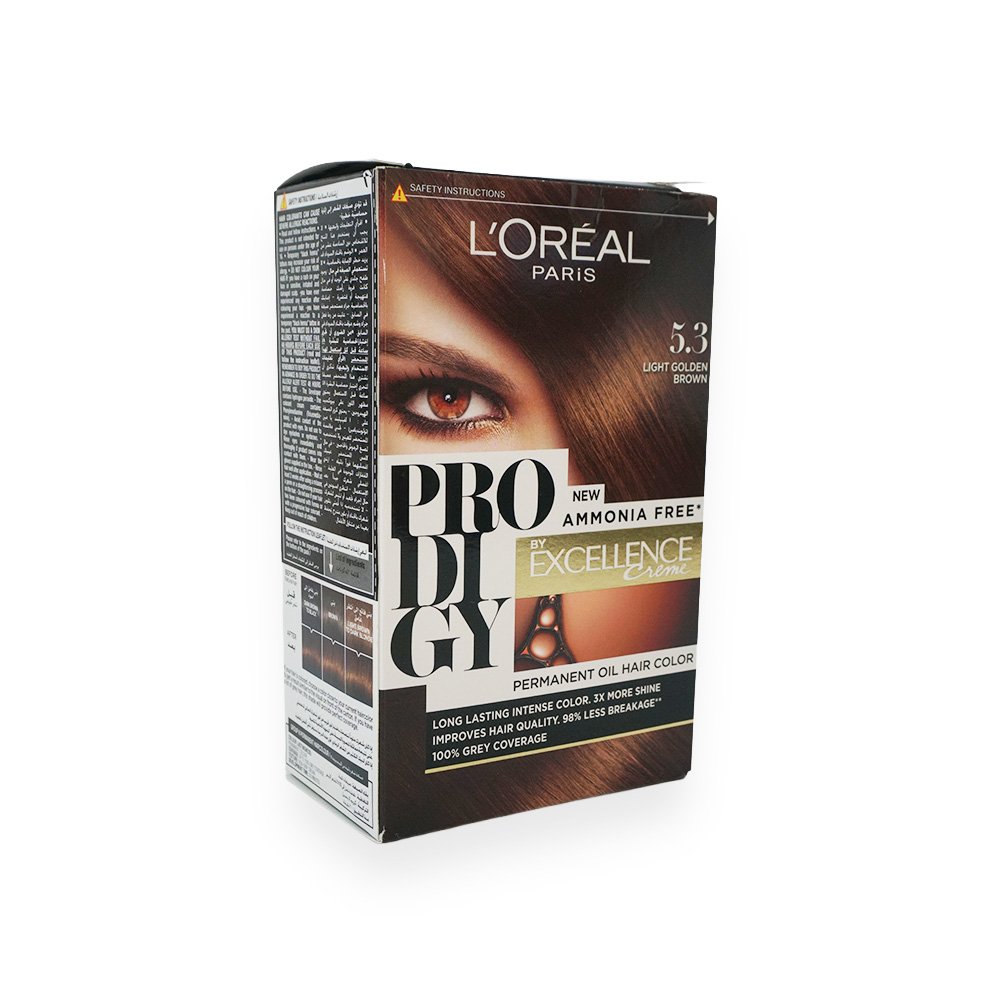 L'Oreal Prodigy Permanent Hair Color Light Golden Brown