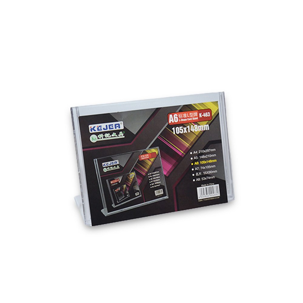 Kejea Acrylic A6 Card Holder- 148x105mm
