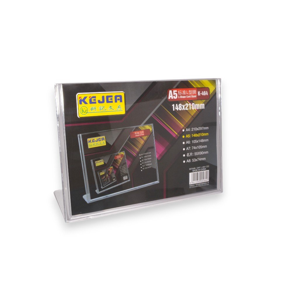 Kejea Acrylic A5 Card Holder- 210x148mm