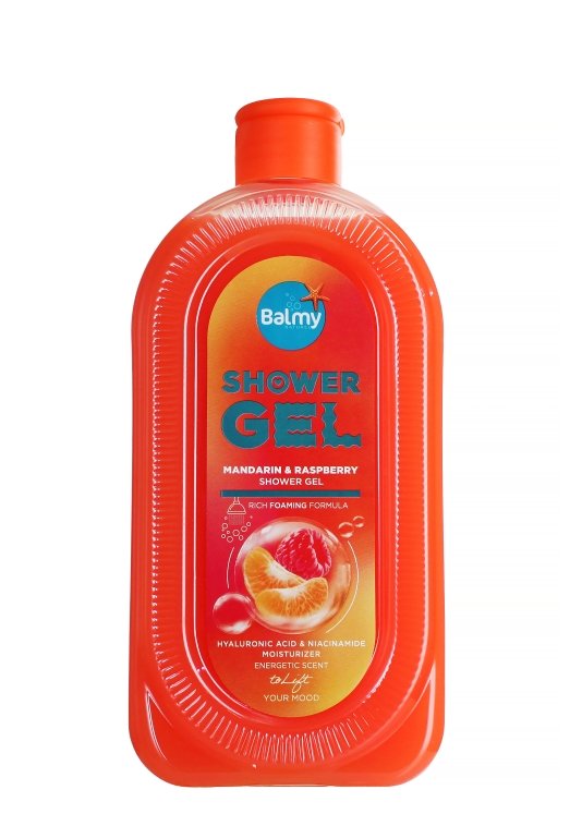 Balmy Shower Gel- Mandarin & Raspberry
