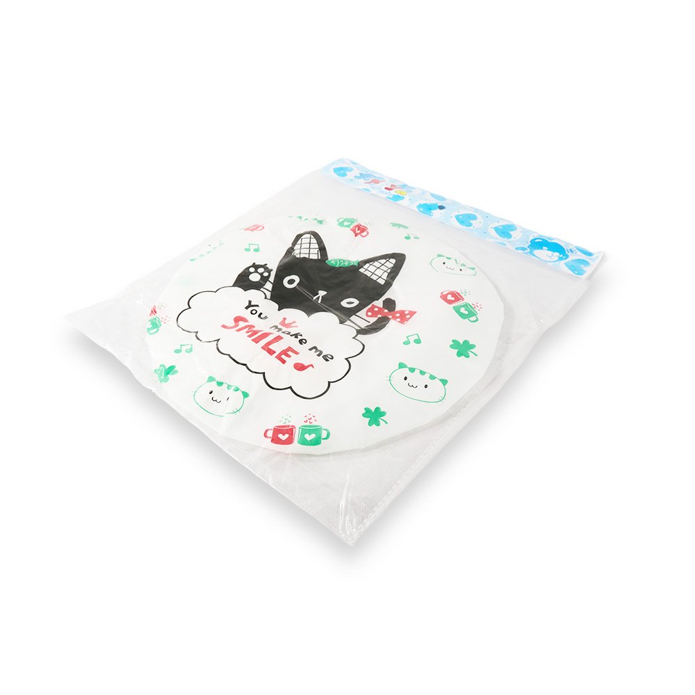Decorative Waterproof Shower Cap - 27cm