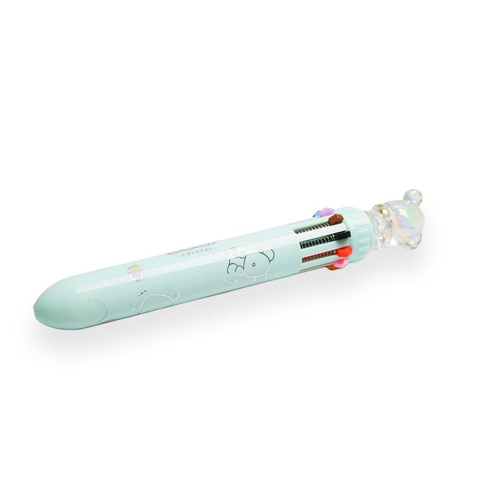 Multi-Color Cartoon Bunny Topper Ballpoint Gel Pen